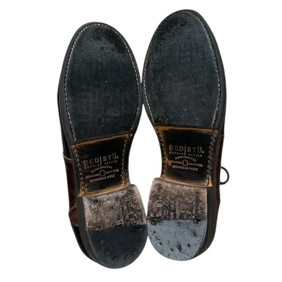 BEDSTU Bedstu Bed Stu Spectator Oxfords Derbys Black Brown Leather Oxfords M 9